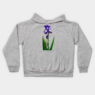 Irises - Lovely Purple Iris Kids Hoodie